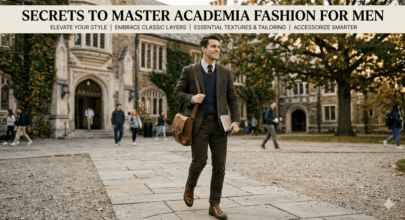 11 Secrets to Master Academia Fashion for Men